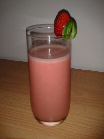 Smoothie à la fraise