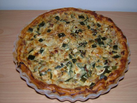 Tarte aux courgettes et au quinoa